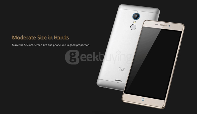 ZTE V5 3 / V5 PRO 5.5inch 4G LTE Android 5.1 2GB 16GB Smartphone 64bit Snapdragon 615 Octa Core Fingerprint ID 13.0MP - Silver