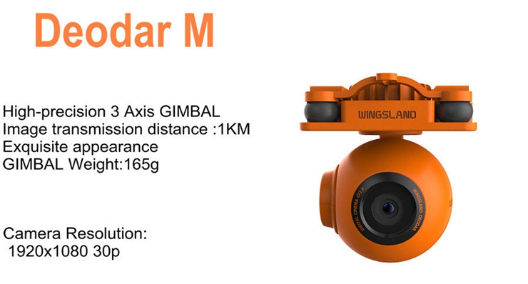 Wingsland Scarlet Minivet 5.8G FPW With 4MP HD Camera RC Quadcopter Aeromodelling - Orange