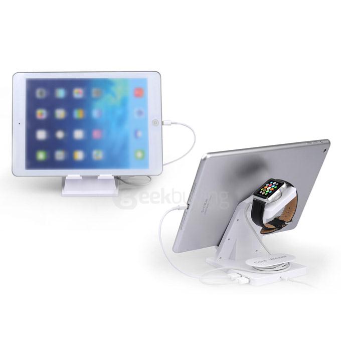 Itian A16 Charging Dock Station Holder for Apple iPhone / iWatch / iPad - White