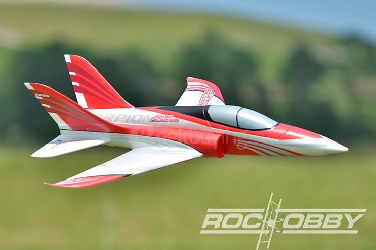 RocHobby Super Scorpion 70mm EDF Jet EPO Red PNP