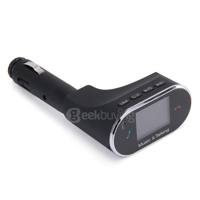 BT30 FM Transmitter Car Kit MP3 Player LCD Screen Bluetooth Handsfree SD USB Charger with Remote Control