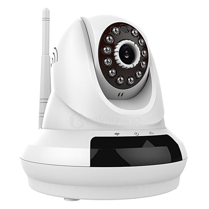 F-366 HD WIFI Smart IP Camera 720P H.264 Wireless PTZ Web Camera Anti Theft CCTV Camera For iOS Android US - White