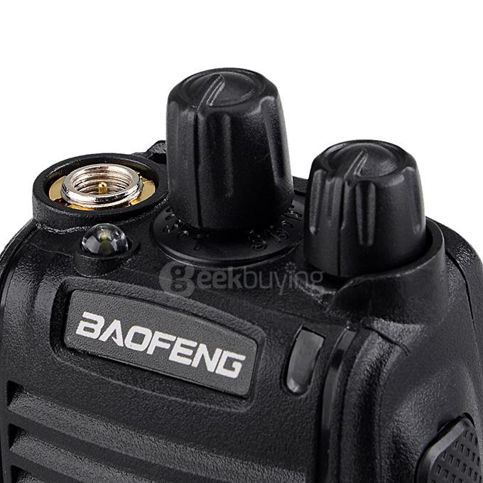 BAOFENG BF-777S 400~470MHz 2 Way Radio Walkie Talkie US Plug 5W 16CH UHF Interphone Transceiver Handheld Intercom - Black