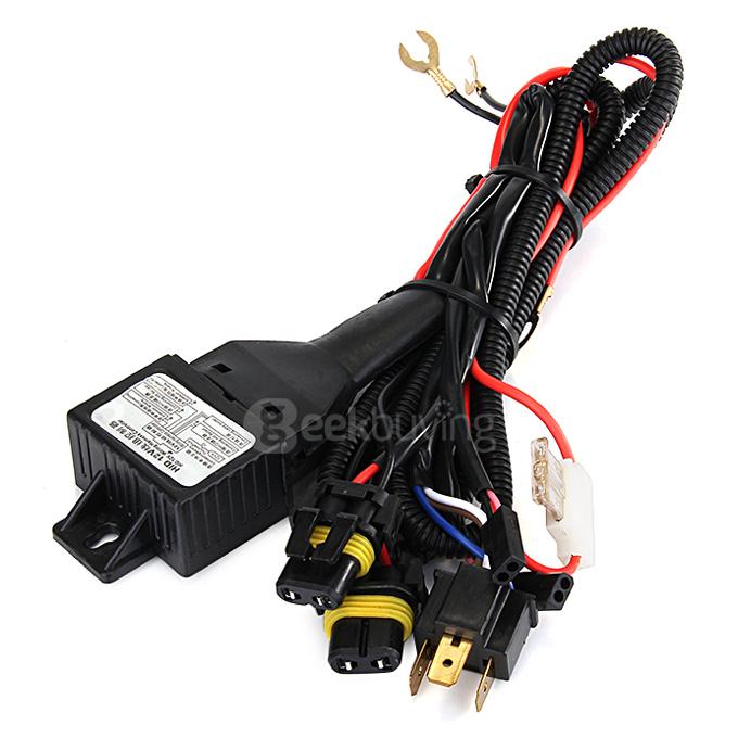 12000K H4-3 35W 12V DC230 Xenon HID Kit Car Headlight Slim Ballast Xenon Bulb White light - Black ( One Pair)