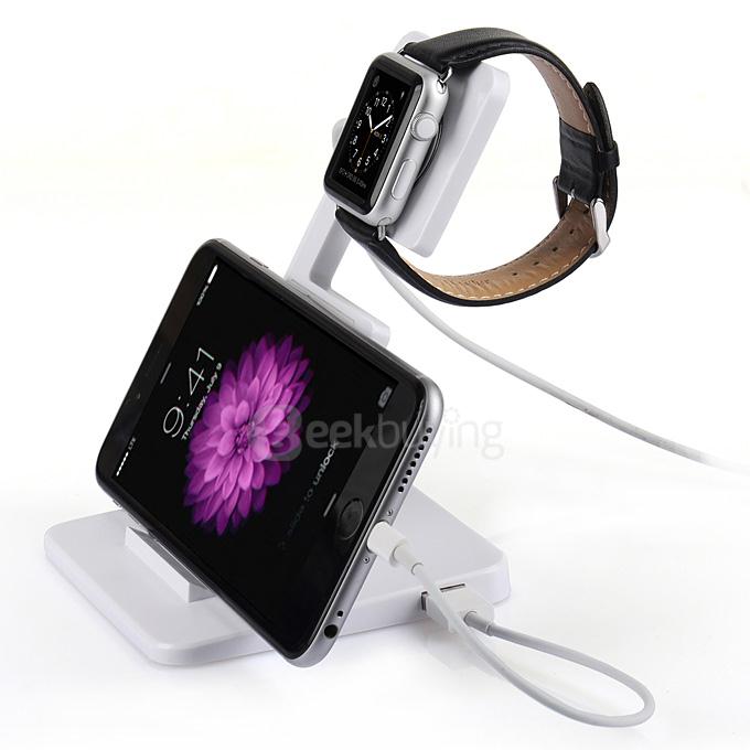 Itian A11 Charging Dock Station Holder for Apple iPhone iPad iWatch - White