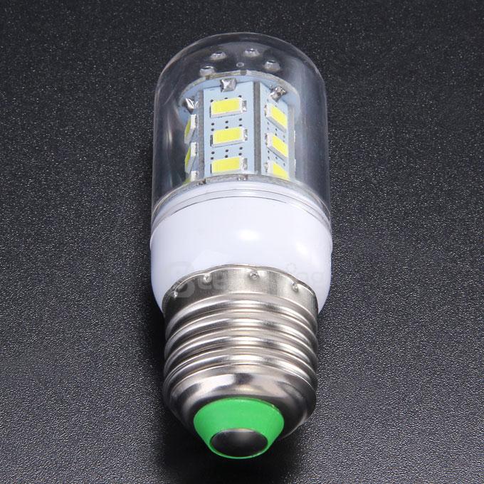 E27 220V 5W 500Lm 24LED White 5730SDM LED Corn Light Bulb Night Light Lamp With Housing