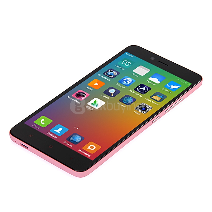 Xiaomi Redmi Note 2 Standard 4G Smartphone 5.5 Inch FHD Screen 2GB 16GB 64bit Helio X10 Octa Core 3060mAh 13.0MP - Pink