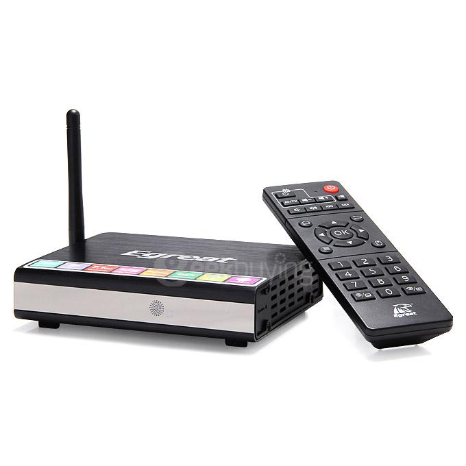 Egreat R6S-II Android 4K UHD Player Hi3798M Quard Core 1G/8G 802.11 b/g/n LAN BT4.0 HDMI Dolby TrueHD & DTS-HD MA