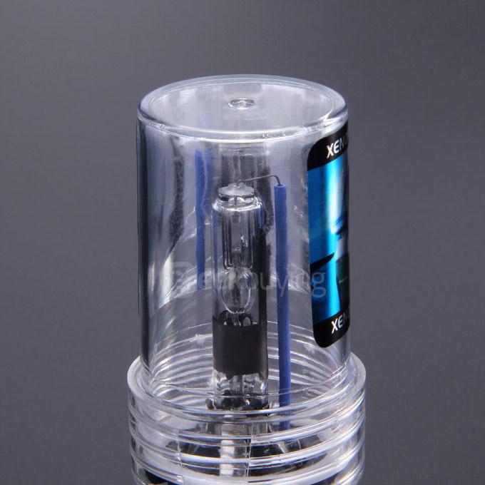 12000K 55W D2R Car HID Brilliant Blue Xenon Headlight Light Lamp Bulbs - Black + White ( One Pair)