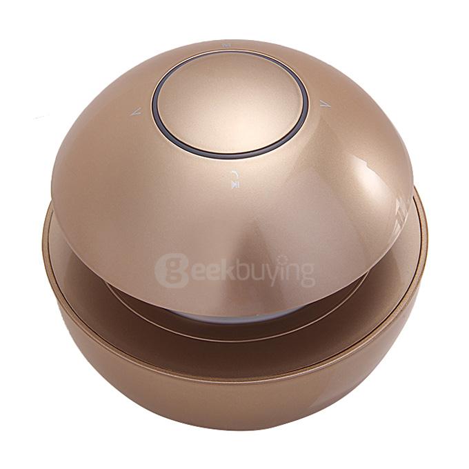 BT-118 Mini Portable Bluetooth 4.0 Speaker Hands-Free Touch Control HiFi Mini Loudspeaker For Smartphones - Gold