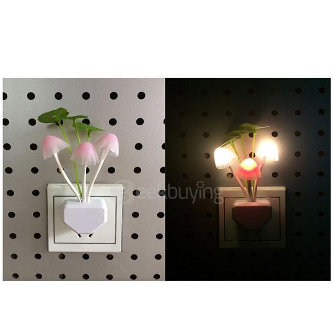 Cute Mushroom Shape Design LED Light Night Light Bed Lamp