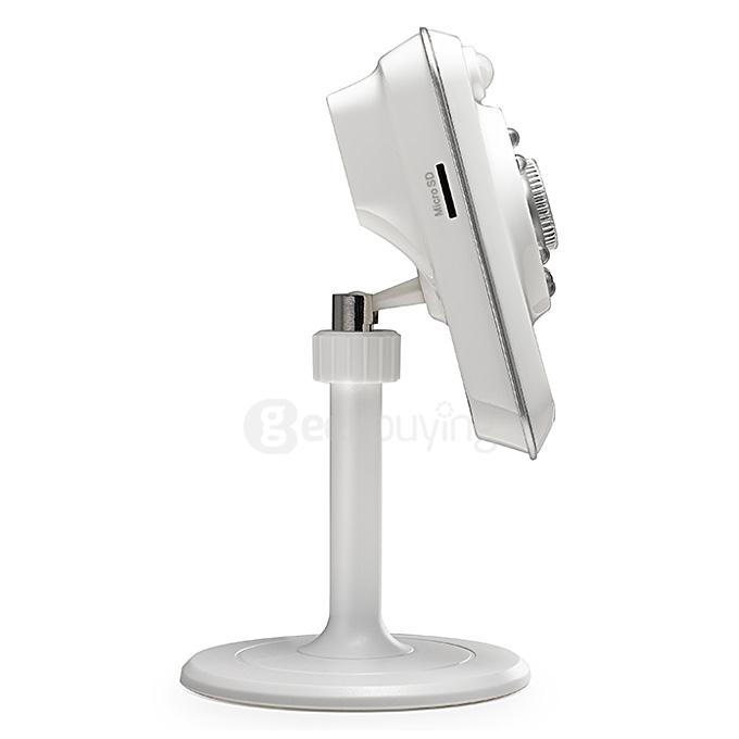FUJIKAM FI-321 HD 720P IP Network Security Surveillance Camera H.264 1.0MP IR Cut Smart Mobile Phone Remote Wifi Wireless Camera with US Plug Adapter - White