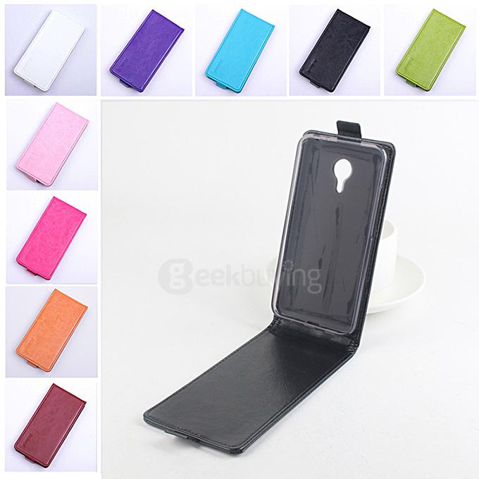 Baiwei Protective Hard Cover Up&Down Flip Stand Leather Case for MEIZU MX5 Smartphone - Green
