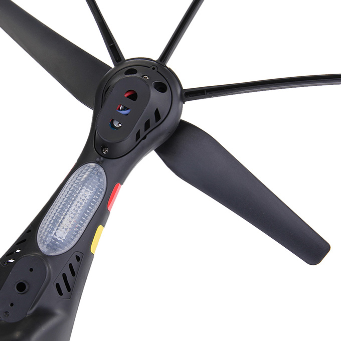 Syma X8C Venture Quadcopter 2MP HD Camera Headless Mode RTF 2.4G RC 6 Axis Gyro 3D Flip Fly - Black