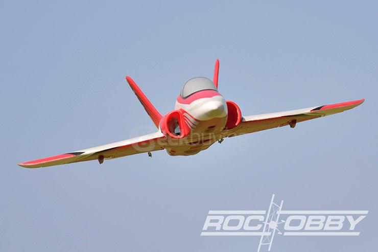 RocHobby Super Scorpion 70mm EDF Jet EPO Red PNP