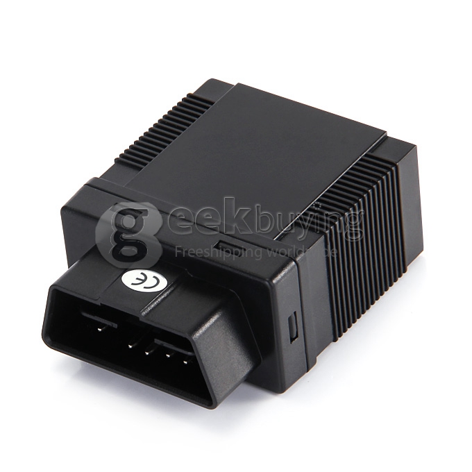 NEW Quad Band Car Vehicle GSM GPS Tracker GPS306A OBD Data Mileage Listen-in OBD Tracker - Black