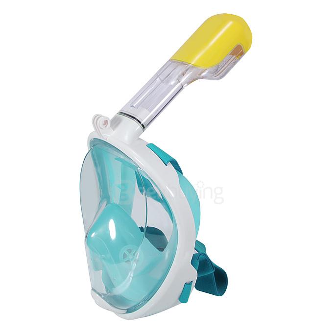 New NEOpine Water Sports Diving Equipment Full Dry Diving Mask Swimming Glasses for GoPro Hero /SJCAM / Xiaomi Xiaoyi Camera - Green (Size S/M)