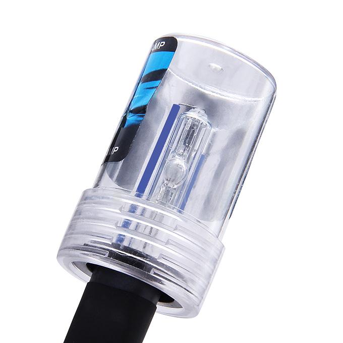6000K Car H7 55W HID Xenon Headlight Light Lamp Bulb - Black + White ( One Pair )
