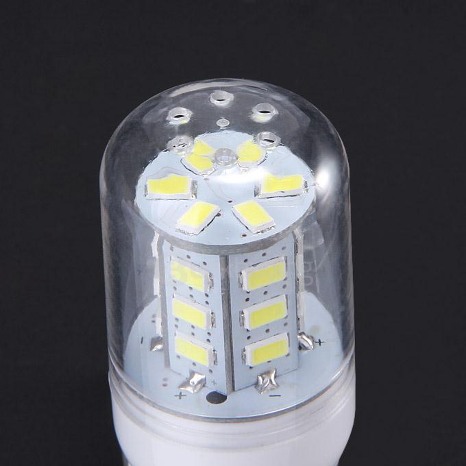 E27 220V 5W 500Lm 24LED White 5730SDM LED Corn Light Bulb Night Light Lamp With Housing