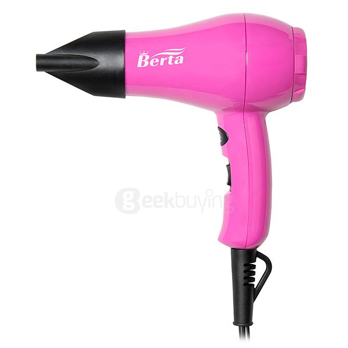 Berta-101 800W Mini Anion Hair Dryer - EU Plug