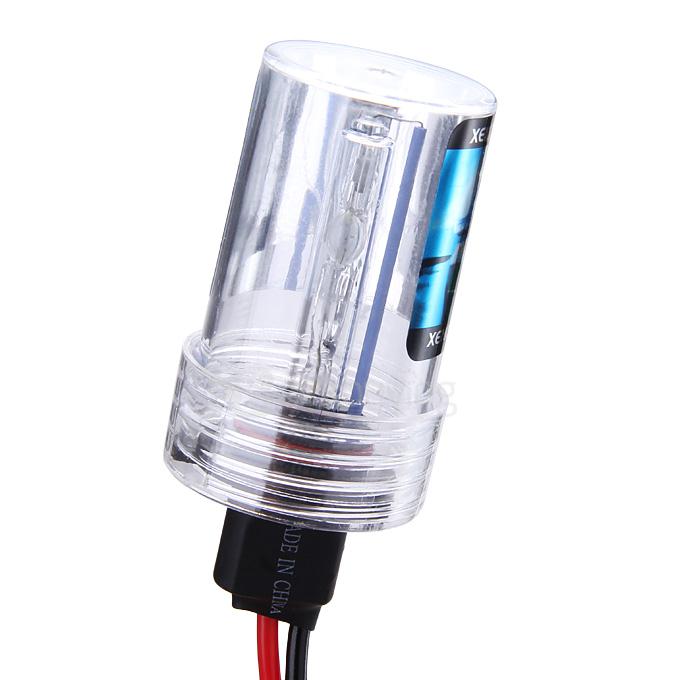 8000K Car H10 55W HID Xenon Headlight Light Lamp Bulb Replacement - Black + White ( One Pair )