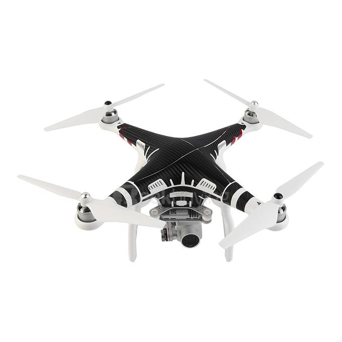 DJI Phantom 3 PVC Stickers Carbon Fiber Pattern Decals