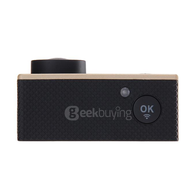 SJ4000 WiFi Action Camera Novatek 1080P H.264 1.5 Inch 170 Degree Wide Angle Outdoor Sports Waterproof HD Camcorder DV/CAR DVR - Gold