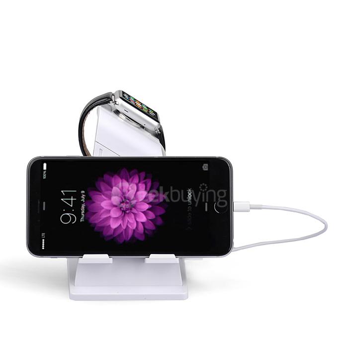 Itian A16 Charging Dock Station Holder for Apple iPhone / iWatch / iPad - White
