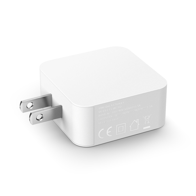 Tronsmart Quick Charge 2.0 18W AC Home Wall Travel USB Charger Fast Charger with 1.8M Micro USB Cable for Galaxy S6/S6 Edge Note 4/Edge Google Nexus 6 HTC M9 Xperia Z3/Z2 Sharp Aquos Pad/Zeta Xiaomi