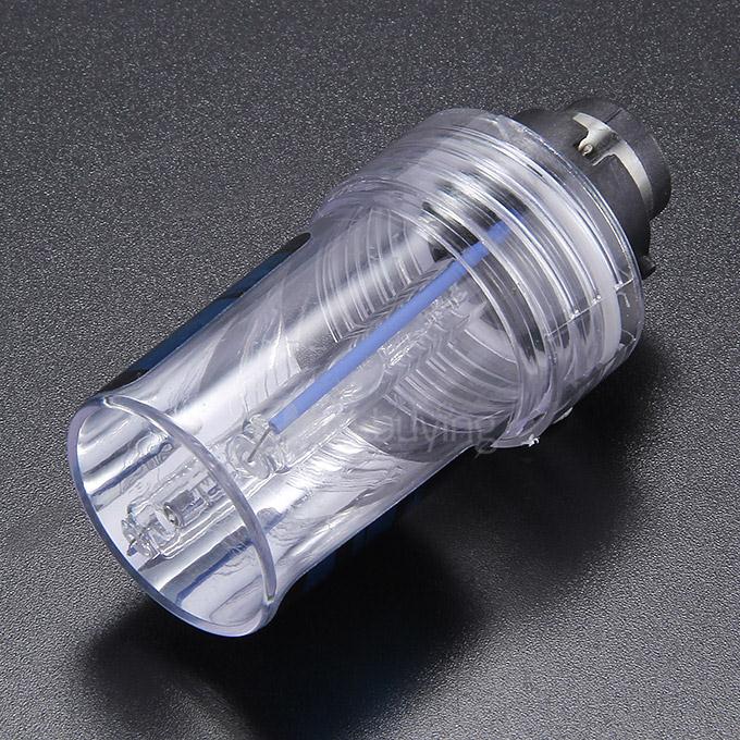 4300K 55W D2S Car HID Brilliant Blue Xenon Headlight Light Lamp Bulbs - Black + White ( One Pair )