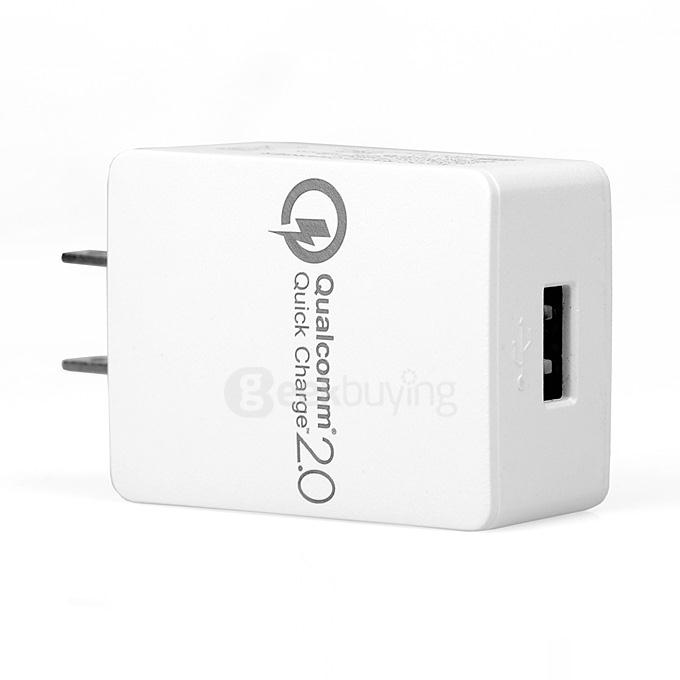 Itian US Plug Quick Charger QC 2.0 Fast Charger For LG G4 Samsung Galaxy S6/S6 Edge Plus Sony z5 HTC ASUS Zenfone 2 Xiaomi Mi4 - White