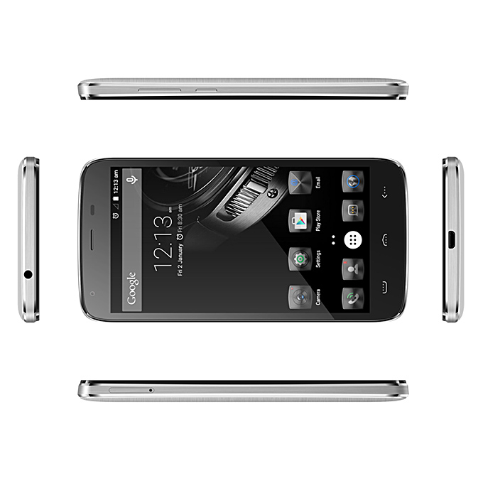 HOMTOM HT6 5.5inch 4G LTE 6250mAh Android 5.1 Smartphone 64-Bit MT6735 Quad Core 2GB 16GB 13.0MP IPS HD - Silver