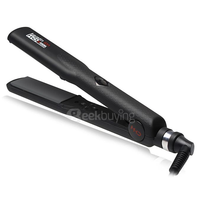 MHD 1 Inch Professional Metal Ceramic Hair Straightener Heater Keratin Flat Iron Hair Treatment Tool - EU Plug
