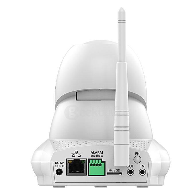 F-366 HD WIFI Smart IP Camera 720P H.264 Wireless PTZ Web Camera Anti Theft CCTV Camera For iOS Android US - White