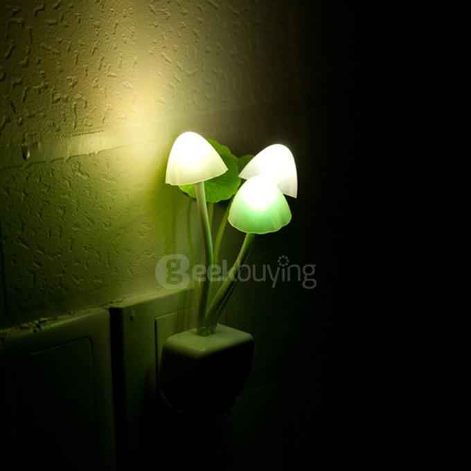 Cute Mushroom Shape Design LED Light Night Light Bed Lamp
