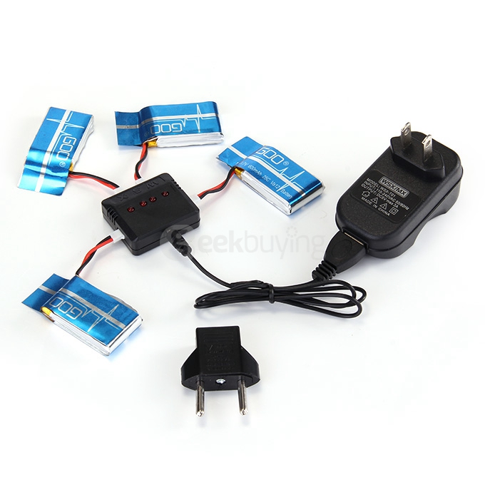 X4A-A04 3.7V 600mAh Battery for SYMA X5/X5C/X5A/X5SC/X5SW/Cheerson CX-30/CX-30W/CX-30S/JJRC H5C/H9D/Wltoys V931/F949