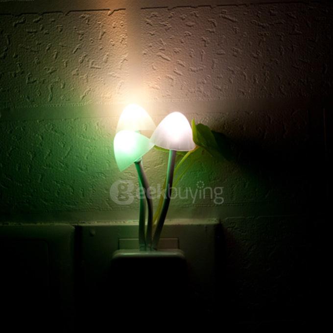 Cute Mushroom Shape Design LED Light Night Light Bed Lamp
