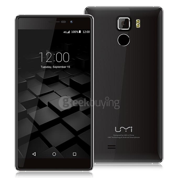 UMI Fair 5.0inch HD 4G FDD-LTE Android 5.1 1GB 8GB Smartphone 64bit MT6735 Quad Core TOUCH ID 13.0MP Camera - Black