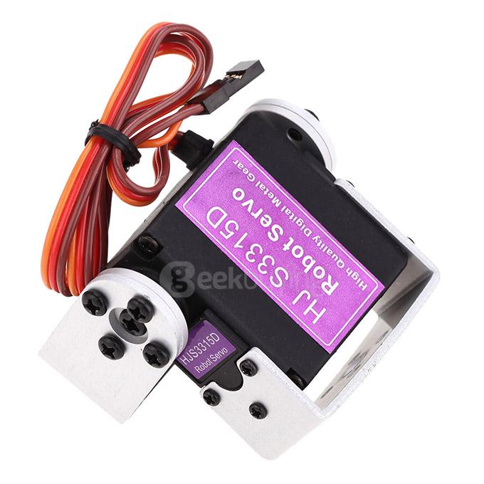 HJ S3315D Hight Performance Full Metal 15KG Torque Brushless Motor 180 Degrees Rotating Digital Robot Servo With Long/Short Mounting