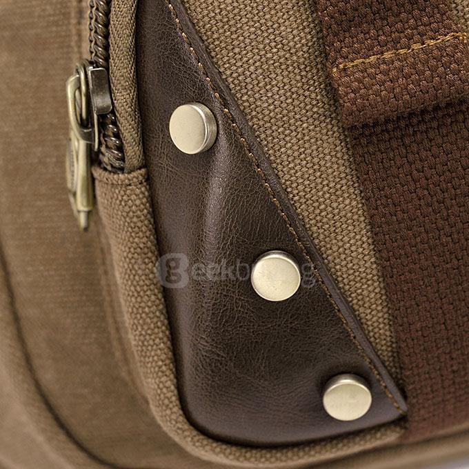 KAUKKO FJ33 Students Computer Bag Schoolbag Shoulder bag Mountaineering Bags Backpack - Khaki