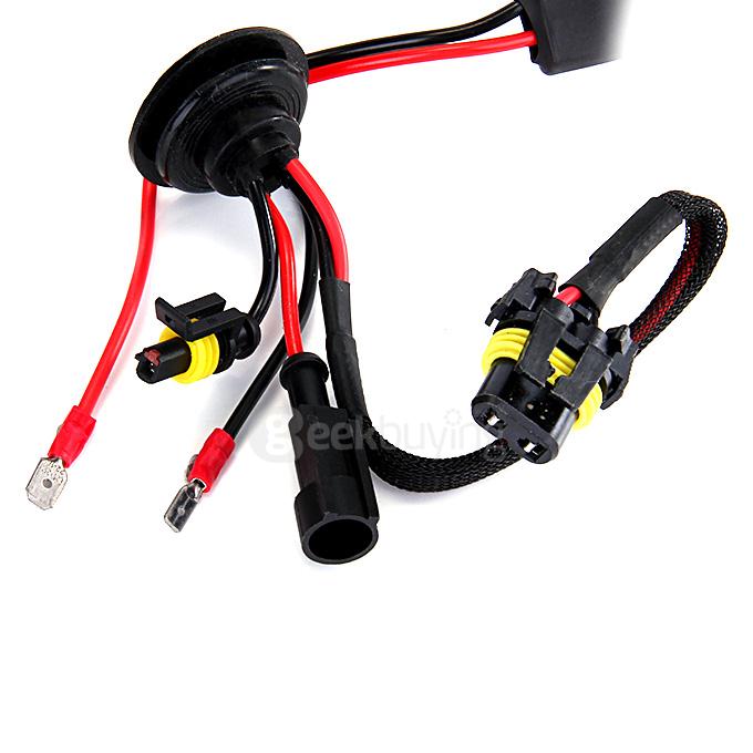 10000K H1 55W 12V Xenon HID Kit Car Headlight Xenon Bulb Slim Ballast - Black + Silver