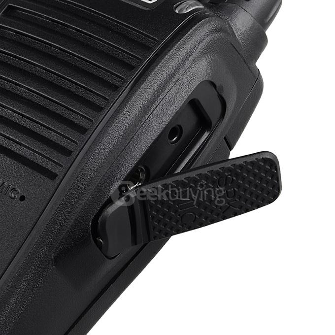 BAOFENG BF-777S 400~470MHz 2 Way Radio Walkie Talkie EU Plug 5W 16CH UHF Interphone Transceiver Handheld Intercom - Black