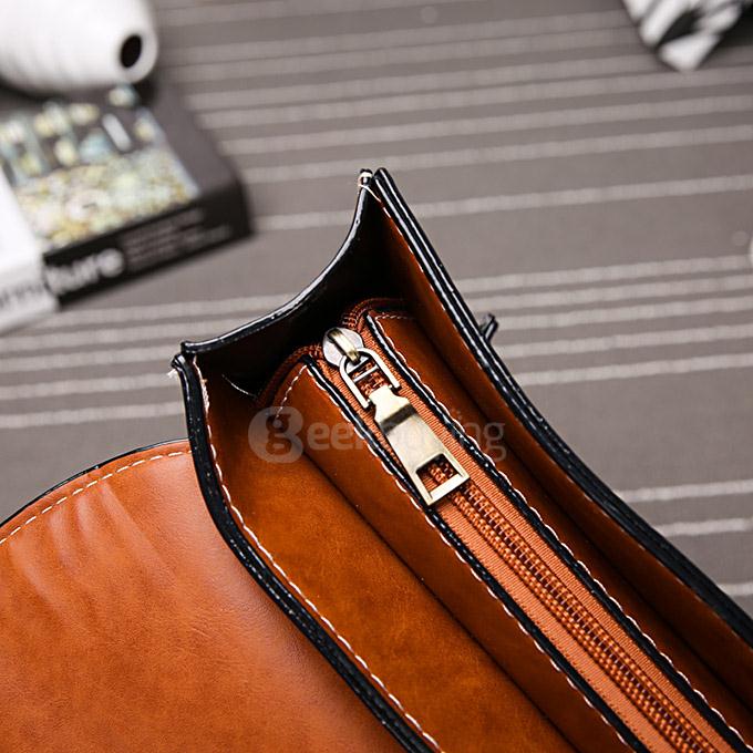 Taoleyu Retro Shoulder Bag Fashionable College Style Lady Bag Backpack - Cinnamon