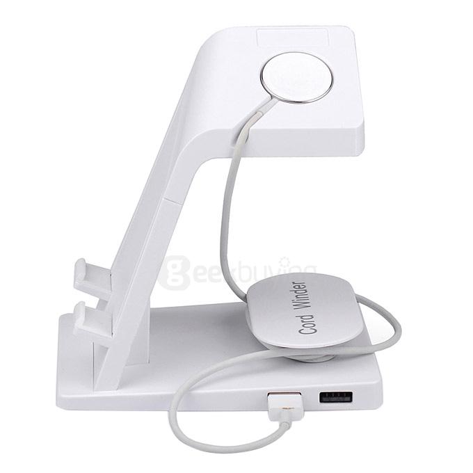 Itian A16 Charging Dock Station Holder for Apple iPhone / iWatch / iPad - White