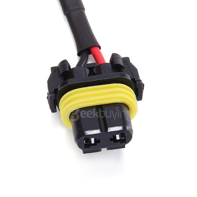 8000K Car H1 55W HID Xenon Headlight Light Lamp Bulb Replacement - Black + White ( One Pair )