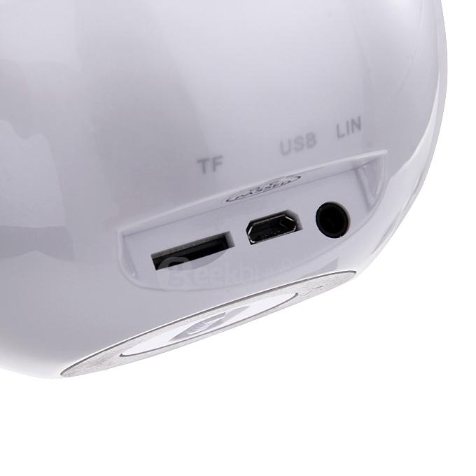 BT-118 Mini Portable Bluetooth 4.0 Speaker Hands-Free Touch Control HiFi Mini Loudspeaker For Smartphones - White