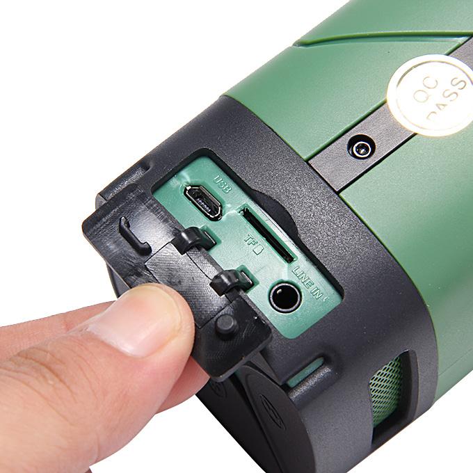 2015 EARSON Outdoor Wireless Water/Shockproof Stereo Speaker Audio MINI Portable Music Player Bluetooth 4.0 - Green