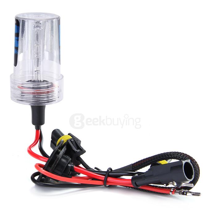 8000K Car H11 35W HID Xenon Headlight Light Lamp Bulb Replacement - Black + White ( One Pair )