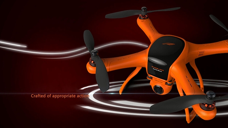 Wingsland Scarlet Minivet 5.8G FPW With 4MP HD Camera RC Quadcopter Aeromodelling - Orange