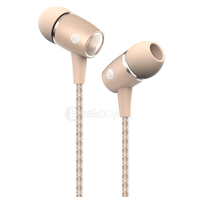 Original Huawei Honor Engine PLUS Earphone In-Ear Metal Earpiece Super Bass For Huawei Honor Mate S 7 6 P8 Max - Gold